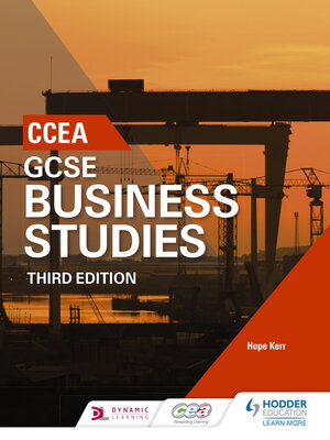 cover image of CCEA GCSE Business Studies